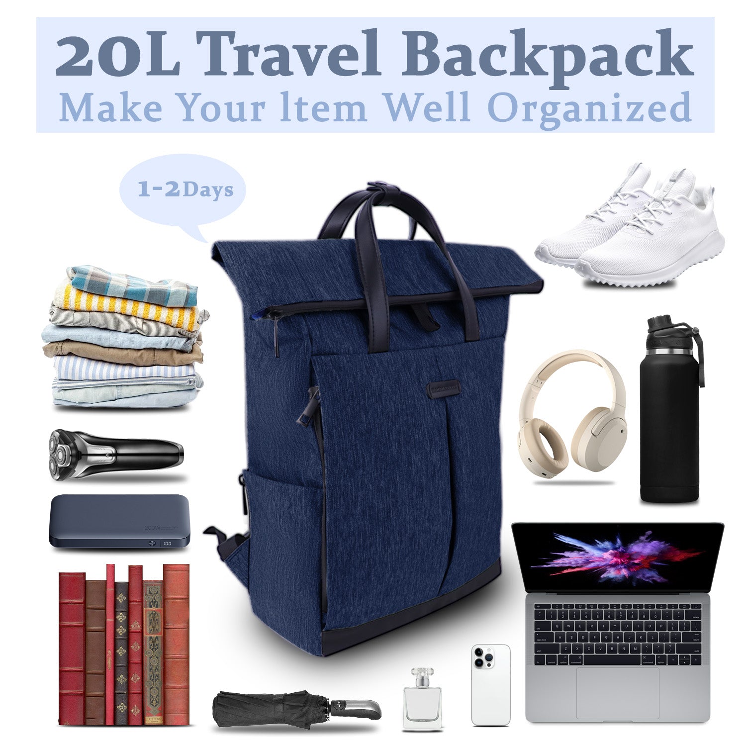 Slim Urban Backpack for Men & Women