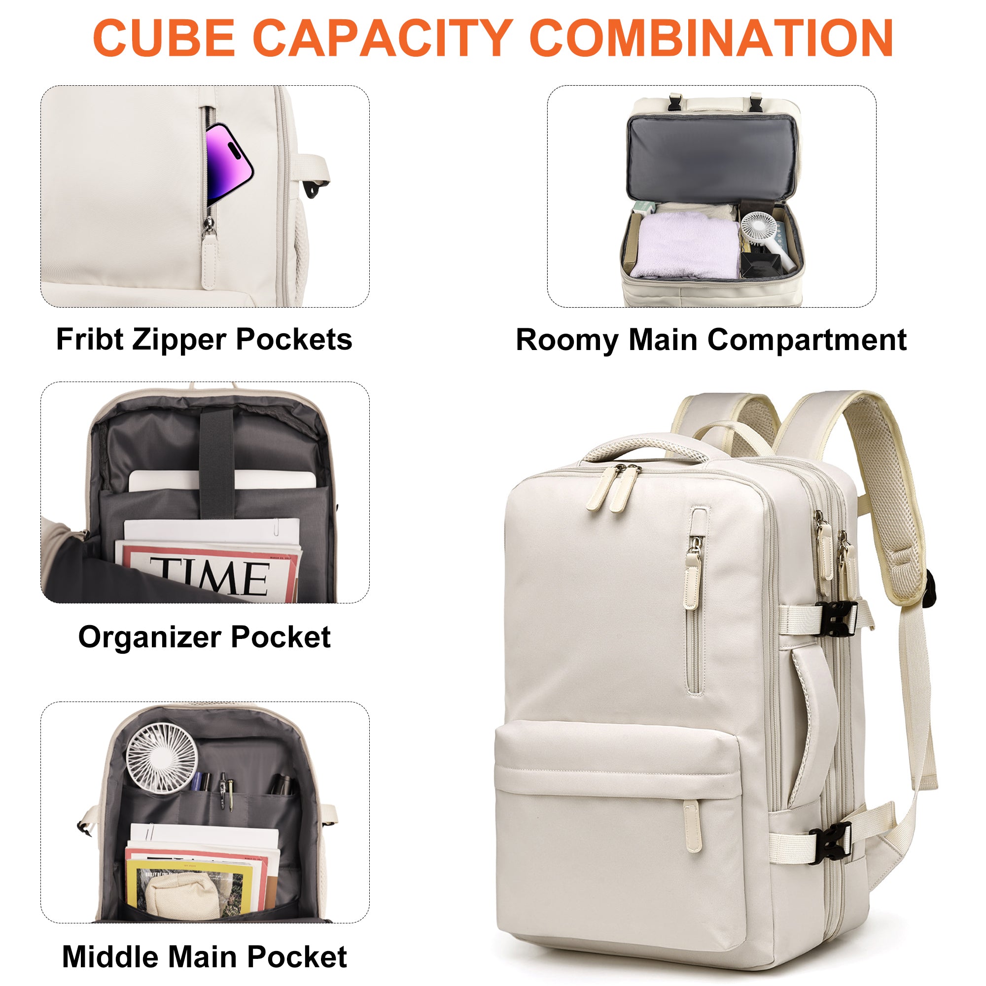 Travel Laptop Backpack for Women