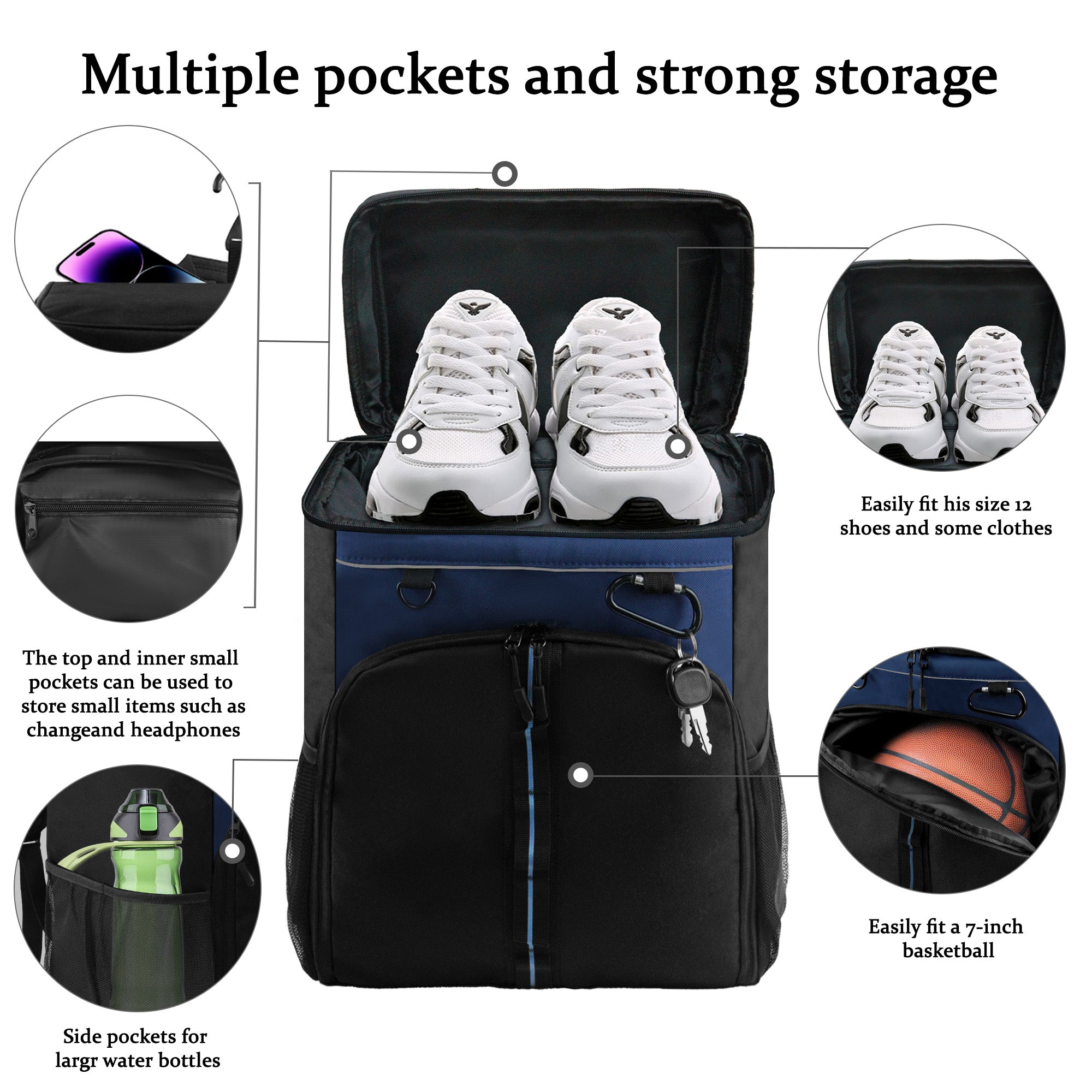 Multifunctional Basketball Backpack