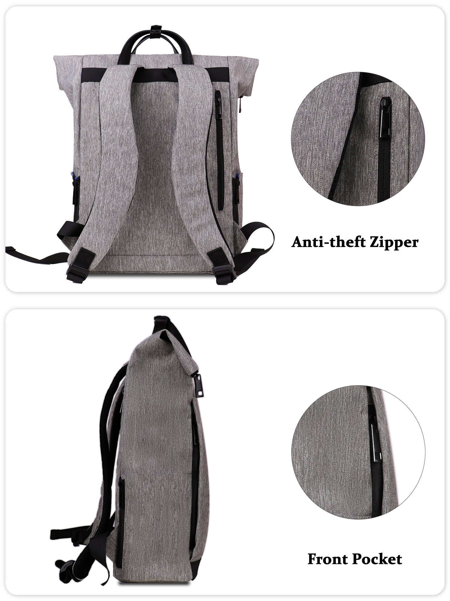 Slim Urban Backpack for Men & Women