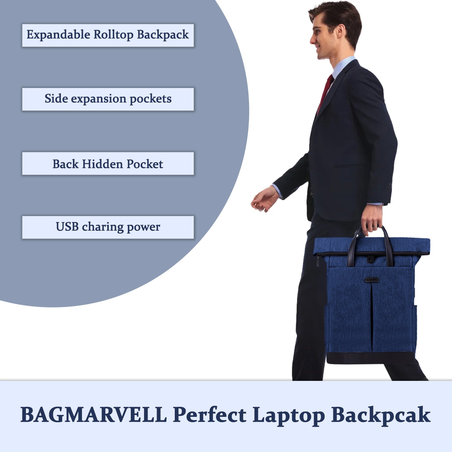 Slim Urban Backpack for Men & Women
