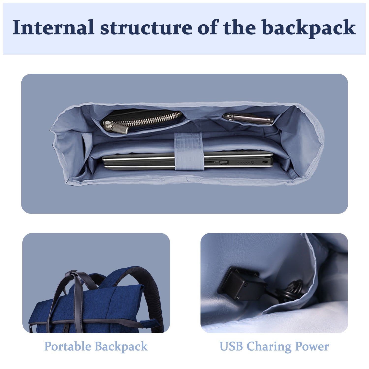 Slim Urban Backpack for Men & Women