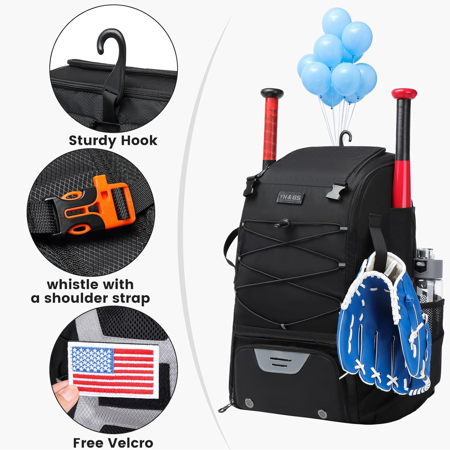 Backpack for Baseball & Softball