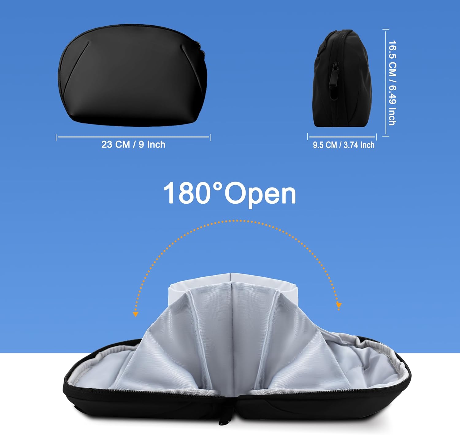 Travel Accessories Cable Bag Waterproof Tech Pouch