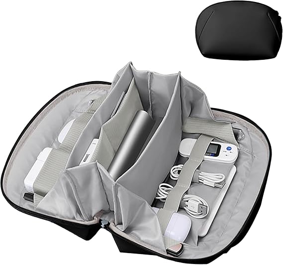 Travel Accessories Cable Bag Waterproof Tech Pouch