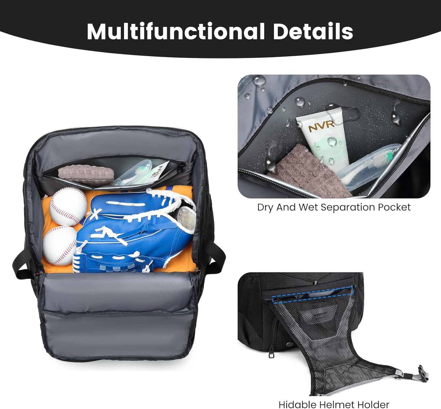 Backpack for Baseball & Softball