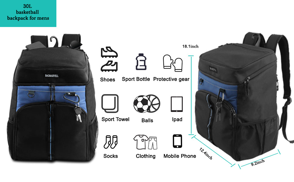 BAGMARVELL Large athletic backpack